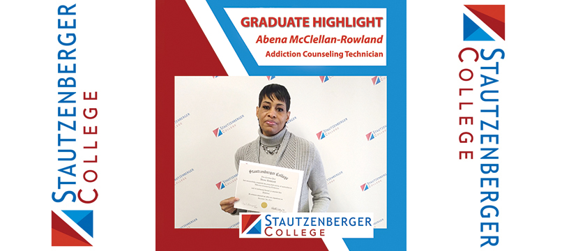 We Proudly Present Addiction Counseling Technician Graduate Abena McClellan-Rowland