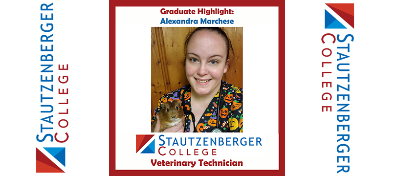 We Proudly Present Veterinary Technician Graduate Alexandra Marchese