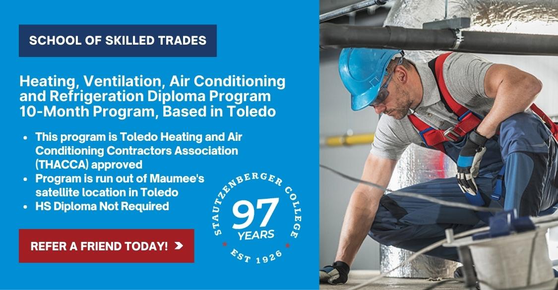 Heating Ventilation Air Conditioning Refrigeration Diploma – HVAC | Stautzenberger College