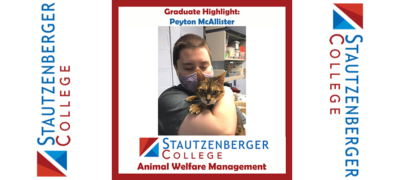 We Proudly Present Animal Welfare Administration Graduate Peyton McAllister