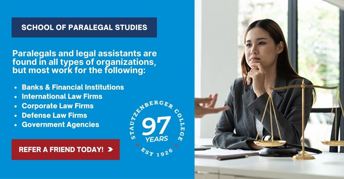 Paralegal AAS and Diploma Program | Stautzenberger College