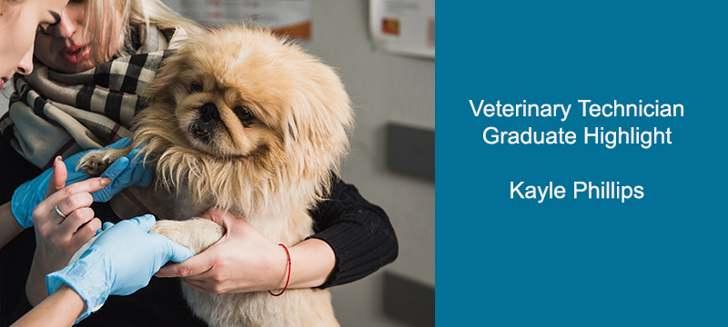 Graduate Highlight - Veterinary Technician Kayle Phillips