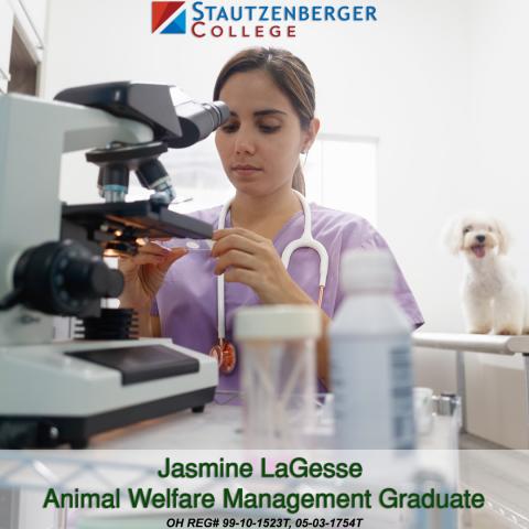 Graduate Highlight - Animal Welfare Management - Jasmine LaGesse
