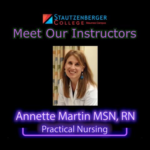 Maumee Meet Our Instructor - Annette Martin MSN, RN 